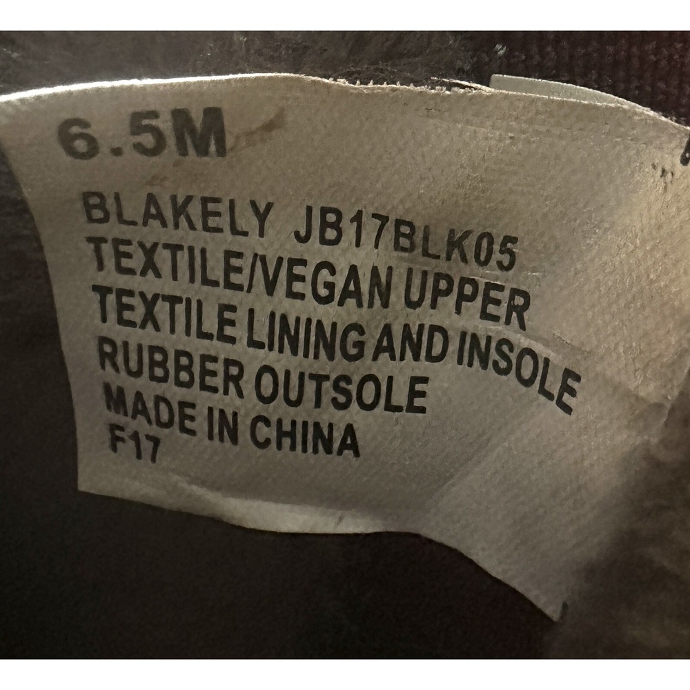 Jbu Jambu Blakely Shoes Womens 6.5M Slip On Faux Fur Lined Burgundy Faux Leather - Picture 5 of 8